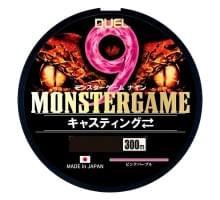 Шнур плетеный Duel Monster Game 9 Casting #4.0 300м 31кг 0.34мм (pink purple)