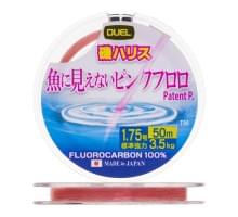 Флюорокарбон Duel Pink Fluorocarbon Fish Cannot See 50m #1.75 3.5kg (0.220mm)