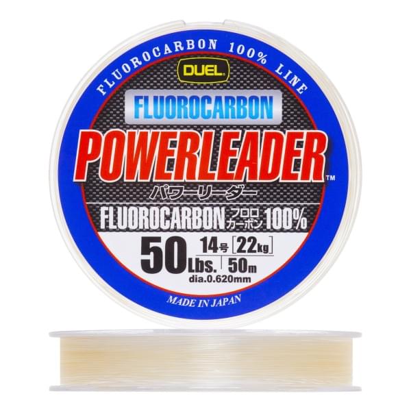 Флюорокарбон Duel Hardcore Powerleader FC Fluorocarbon 100% 50м Clear (0,620мм) 22kg