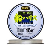 Флюорокарбон Duel H.D,Carbon Fune Leader Fluorocarbon 100% 100м #16 (0,66мм) 25kg