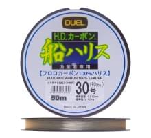 Флюорокарбон Duel H.D. Carbon Fune Leader Fluorocarbon 100% #30 0,91мм 50м (clear)