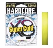 Плетеный шнур Duel Hardcore Super Cold X8 200m Hi-Vis Yellow #0,6 (0,13мм)