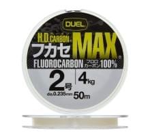 Флюорокарбон Duel H.D,Carbon Max Fluorocarbon 100% 50м #2,0 (0,235мм) 4kg