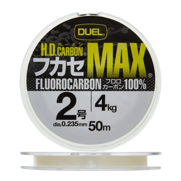 Флюорокарбон Duel H.D,Carbon Max Fluorocarbon 100% 50м #2,0 (0,235мм) 4kg
