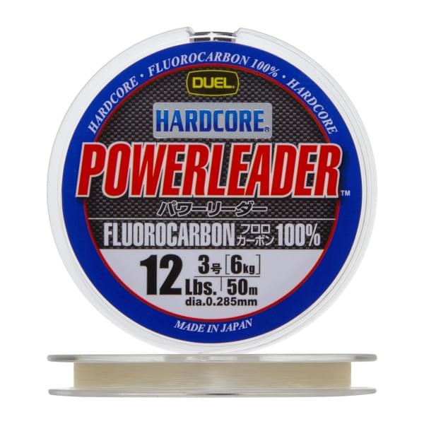 Флюорокарбон Duel Hardcore Powerleader FC Fluorocarbon 100% 50м Clear (0,285мм) 6kg
