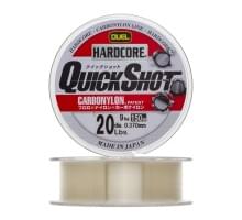Леска монофильная Duel Hardcore Quick Shot Carbonylon 150м Clear (0,370мм) 9kg