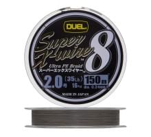 Плетеный шнур Duel PE Super X-Wire 8 150m Silver #2,0 (0,24мм) 16,0kg