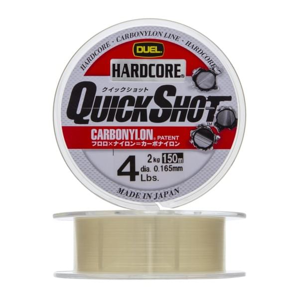 Леска монофильная Duel Quick Shot Carbonylon 150м Clear (0,165мм) 2kg