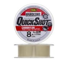 Леска монофильная Duel Hardcore Quick Shot Carbonylon 150м Clear (0,235мм) 4,0kg