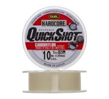 Леска монофильная Duel Hardcore Quick Shot Carbonylon 150м Clear (0,260мм) 5kg