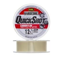 Леска монофильная Duel Hardcore Quick Shot Carbonylon 150м Clear (0,285мм) 6kg