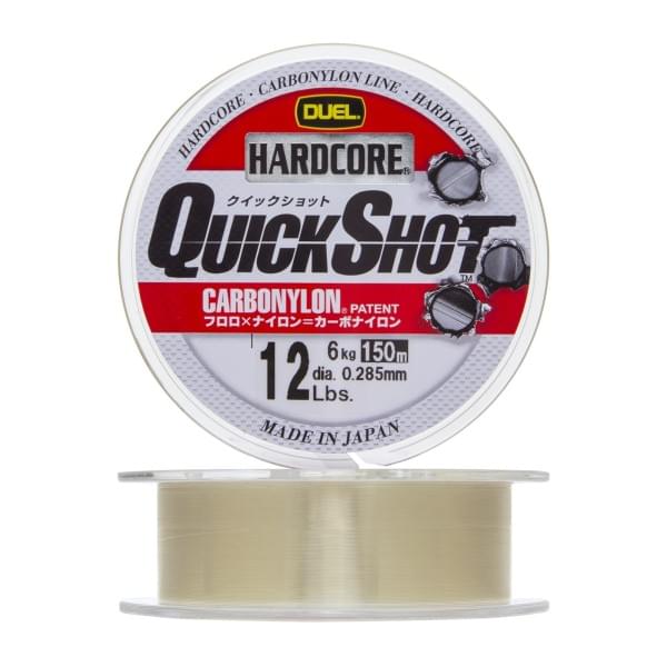 Леска монофильная Duel Hardcore Quick Shot Carbonylon 150м Clear (0,285мм) 6kg