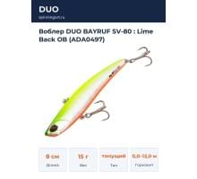 Воблер DUO BAYRUF SV-80 : Lime Back OB (ADA0497)
