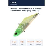 Воблер DUO BAYRUF TIDE VIB 60 : Lime Head Clear Gigo (CEA0737)