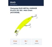 Пилькер DUO METAL GARAGE PLATE JIG 15G : Mat Chart (ACC0028)