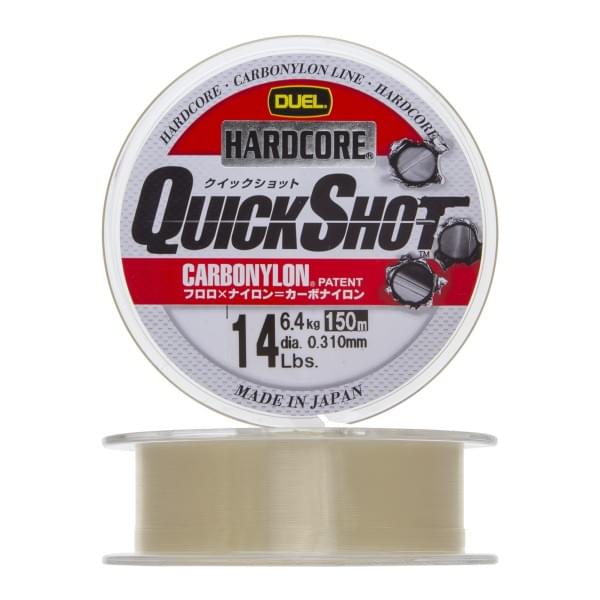 Леска монофильная Duel Quick Shot Carbonylon 150м Clear (0,310мм) 6,4kg