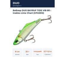 Воблер DUO BAYRUF TIDE VIB 80 : Inakko Lime Chart (CPA3512)