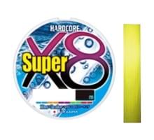 Плетеный шнур Duel Hardcore Super X8 150m Hi-Vis Yellow #0,6 (0,13мм)
