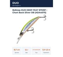 Воблер DUO DEEP FEAT 87DRF : Chart Back Silver OB (ADA4075)