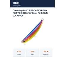 Пилькер DUO BEACH WALKER FLIPPER 32G : UV Blue Pink Gold (GYA0706)
