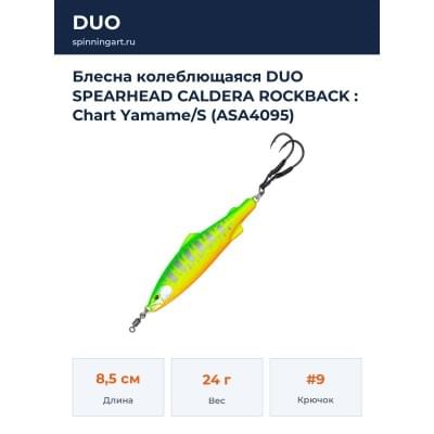 Блесна колеблющаяся DUO SPEARHEAD CALDERA ROCKBACK : Chart Yamame/S (ASA4095)