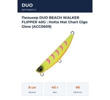 Пилькер DUO BEACH WALKER FLIPPER 40G : Hotta Mat Chart Gigo Glow (ACC0609)