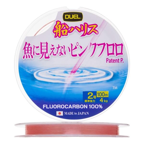 Флюорокарбон Duel Pink Fluorocarbon Fish Cannot See 100m #14 22kg (0.620mm)