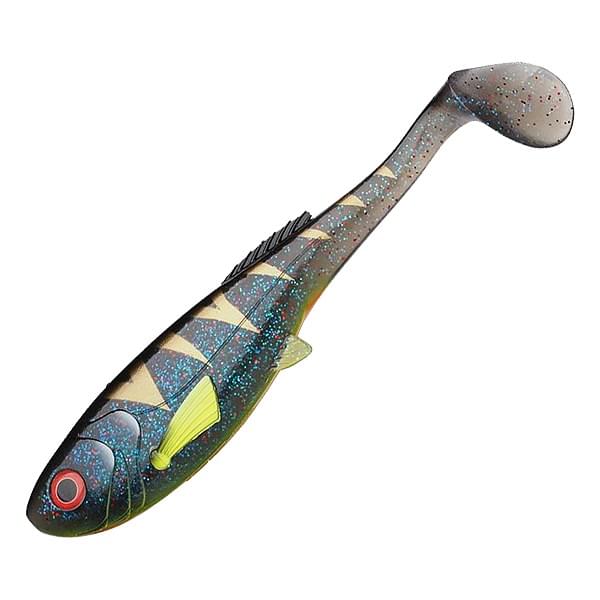 Приманка силиконовая Abu Garcia Beast Slim Paddle 21cm 4шт #Shadow Tiger