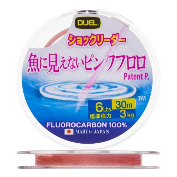 Флюорокарбон Duel Pink Fluorocarbon Fish Cannot See 30m 6Lbs 3kg (0.205mm)