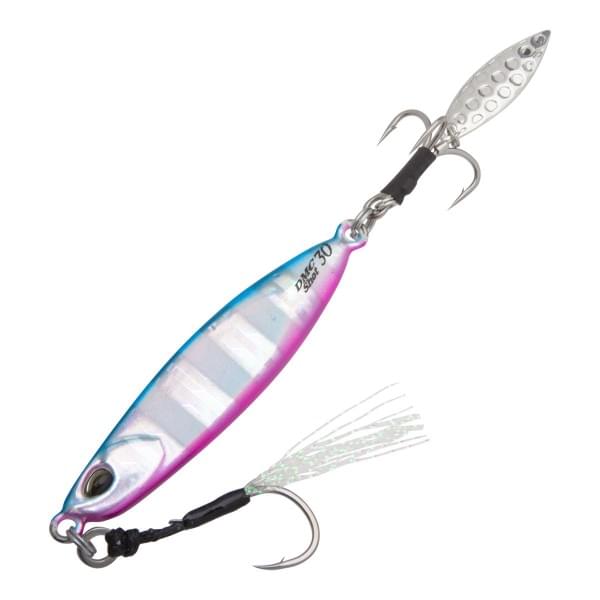 Пилькер DUO DRAG METAL CAST SHOT 30G : Blue Pink Zebra Glow (PHA0040)