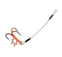 Оснастка стингер BKK Assit Spear Stinger HD-7X7 Wire (Pike - 12cm, 46.5kg, 0.9mm) (A-EU-1663) 1/0# (