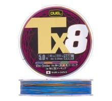 Плетеный шнур Duel PE Tx8 300m 5Color #5,0 (0,38мм) 37,6kg