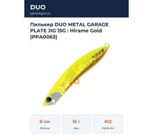 Пилькер DUO METAL GARAGE PLATE JIG 15G : Hirame Gold (PPA0063)