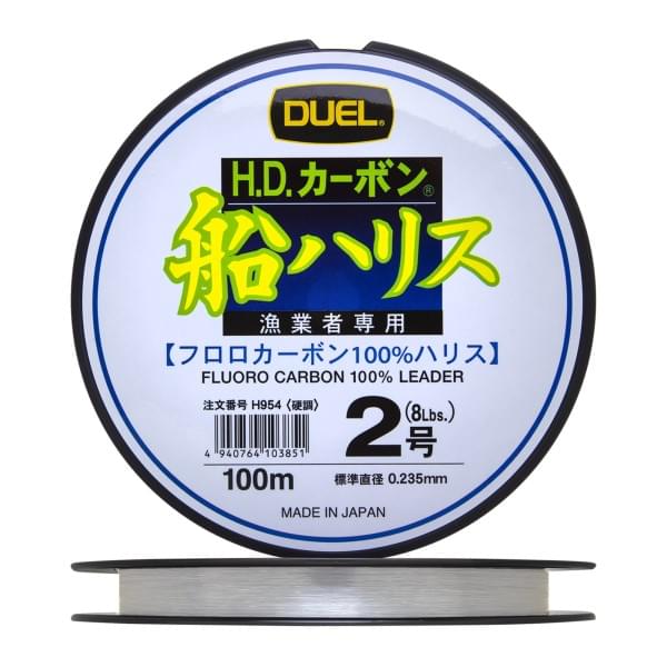 Флюорокарбон Duel H.D,Carbon Fune Leader Fluorocarbon 100% 100м #2,0 (0,235мм) 4,0kg