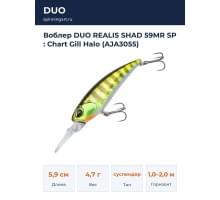 Воблер DUO REALIS SHAD 59MR SP : Chart Gill Halo (AJA3055)