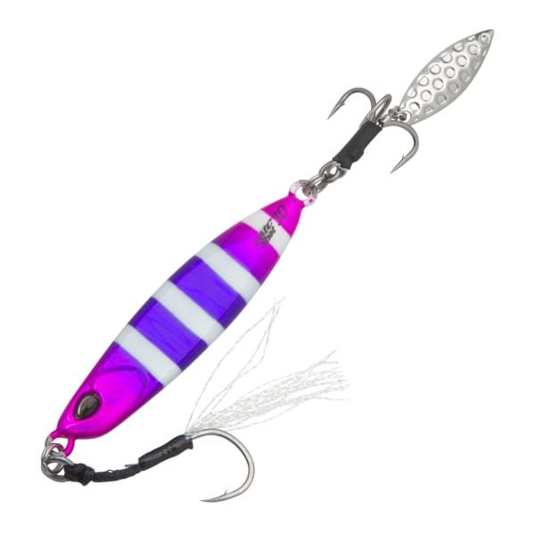 Пилькер DUO DRAG METAL CAST SHOT 30G TACHI : Indigo Magenta Zebra Glow (PPA0436)