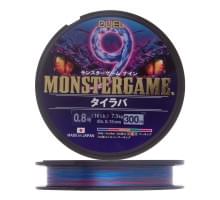 Шнур плетеный Duel Monster Game 9 Tairaba #0.8 300м  7.3кг 0.15мм (5 color)