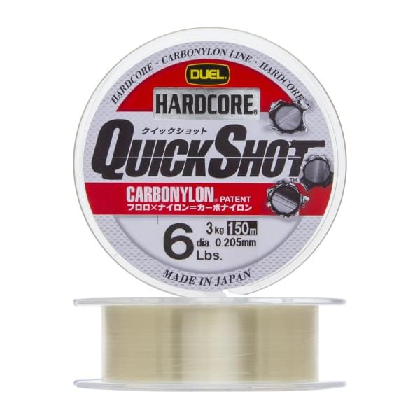 Леска монофильная Duel Quick Shot Carbonylon 150м Clear (0,205мм) 3,0kg
