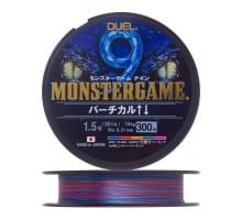 Шнур плетеный Duel Monster Game 9 Vertical #1.5 300м  14кг 0.21мм (5 color)