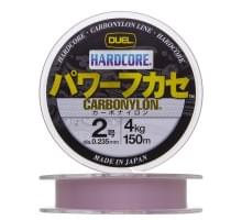 Леска монофильная Duel Carbonylon 150м Milky Pink #2,0 (0,235мм) 4,0kg