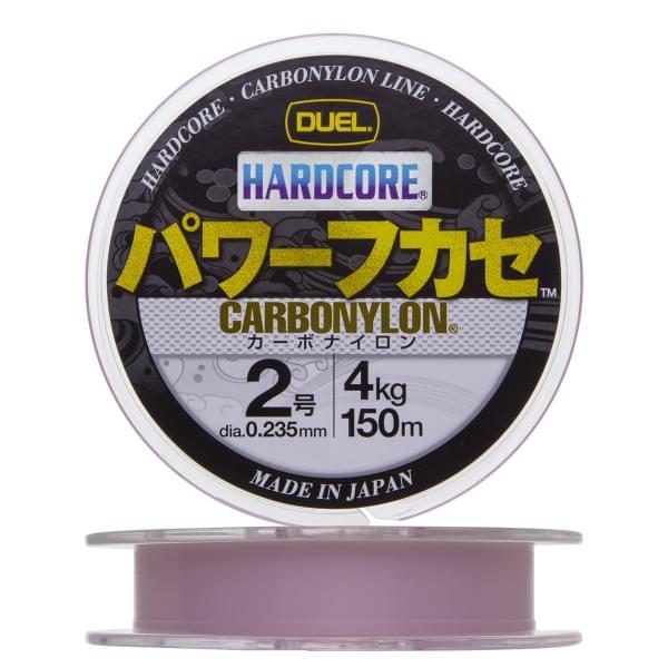 Леска монофильная Duel Carbonylon 150м Milky Pink #2,0 (0,235мм) 4,0kg