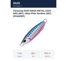 Пилькер DUO DRAG METAL CAST 60G (INT) : Blue Pink Sardine (INT) (PHA0187)