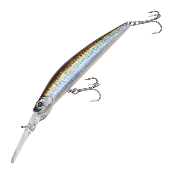 Воблер DUO HACKER SLAVER CRANKING MINNOW 105SP SW : Real Sand Lance (ANA0841)