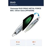 Пилькер DUO DRAG METAL FORCE 80G : Silver Glow (PPA0518)