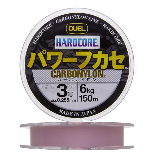 Леска монофильная Duel Hardcore Carbonylon 150м Milky Pink #3,0 (0,285мм) 6,0kg