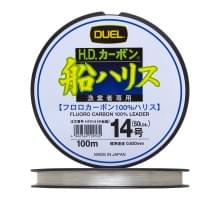 Флюорокарбон Duel H.D,Carbon Fune Leader Fluorocarbon 100% 100м #14 (0,62мм) 22,0kg