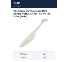 Приманка силиконовая DUO REALIS VERSA SHAD FAT 7" : Ice Cube (F098)