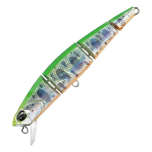 Воблер DUO SPEARHEAD RYUKI QUATTRO 70S : Lime Yamame OB (GDA4140)