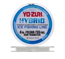Леска монофильная Yo-Zuri Hybrid Ice 50м Clear (0,203мм) 4lbs