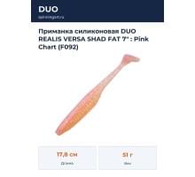 Приманка силиконовая DUO REALIS VERSA SHAD FAT 7" : Pink Chart (F092)